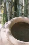 Huge clay pots used for storing water in ancient times
